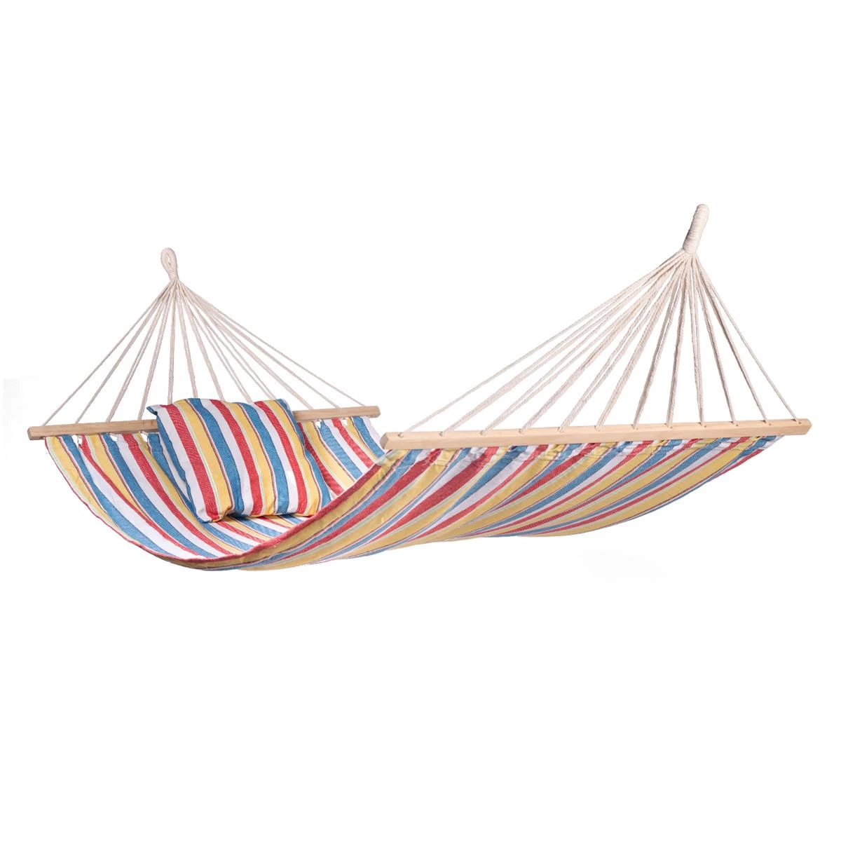 123Hammock Hangmat EƩnpersoons Cabrera Spreaderbar Veelkleurig