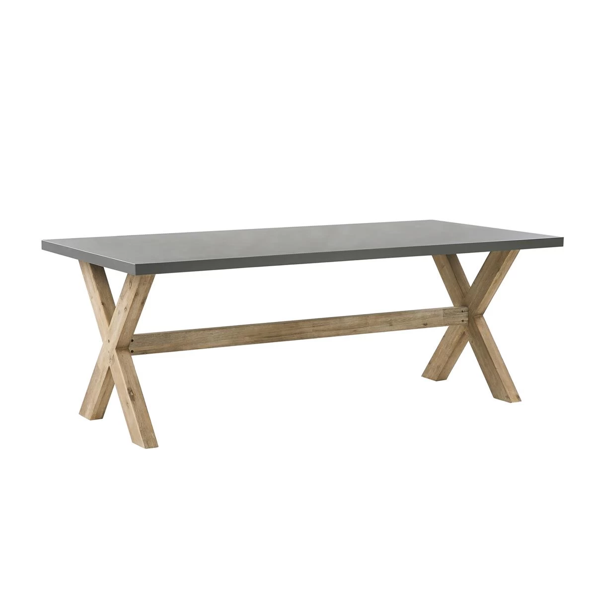 Beliani - OLBIA - Tuinset Voor 6 - Grijs|Beige - Vezelcement - Afbeelding 4