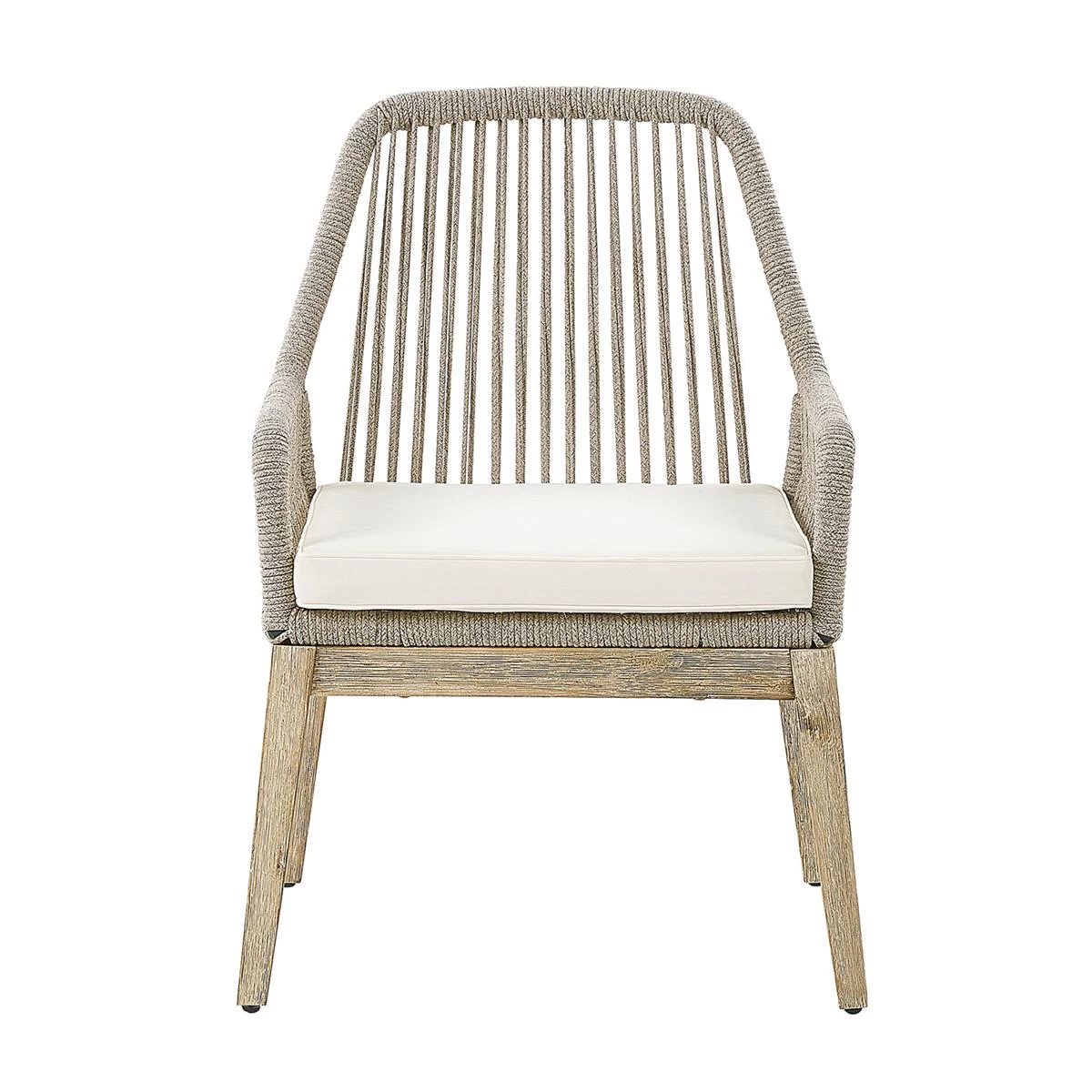 Beliani - OLBIA - Tuinset Voor 6 - Grijs|Beige - Vezelcement - Afbeelding 8