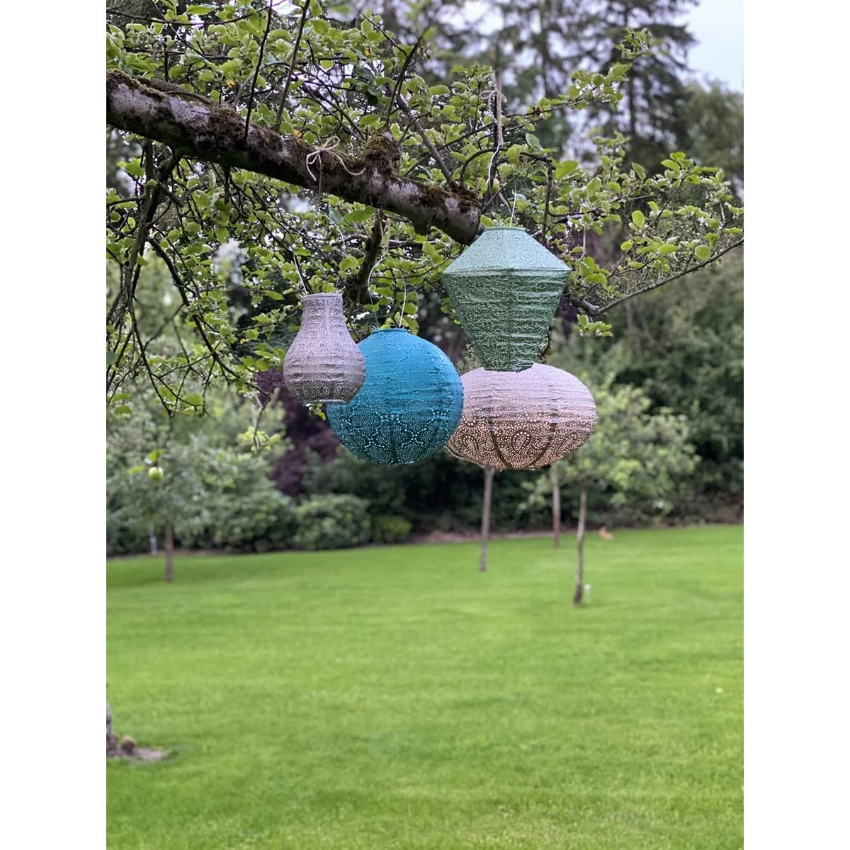 Lumiz Solar Buitenverlichting Sashiko Diamond - 28 Cm - Licht Groen - Afbeelding 3