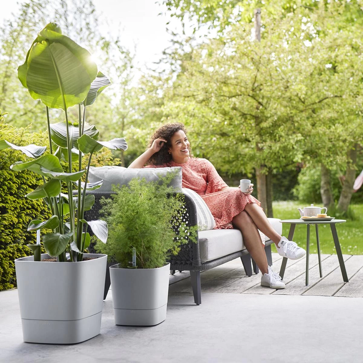 Elho Greensense Aqua Care - Vierkant -Ø 38 Cm - Afbeelding 5