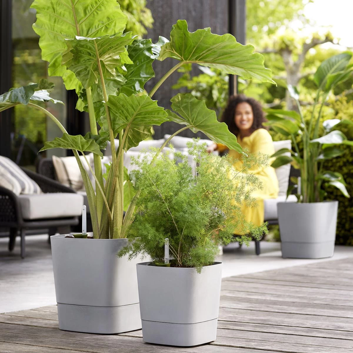 Elho Greensense Aqua Care - Vierkant -Ø 38 Cm - Afbeelding 7