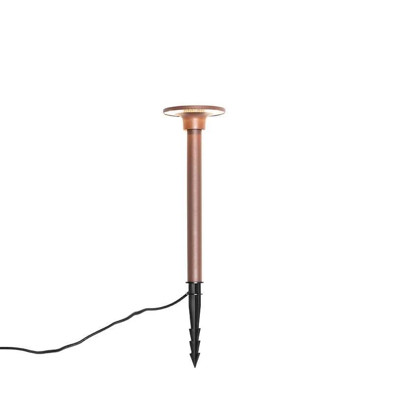 QAZQA Moderne Prikspot Roestbruin Incl. LED IP54 - Skyf