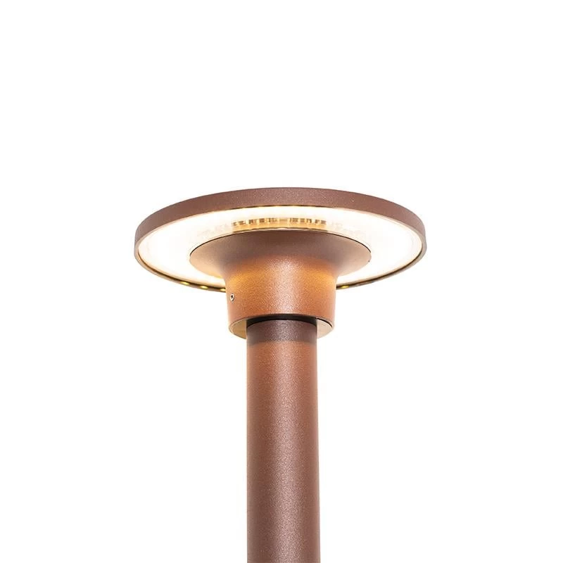 QAZQA Moderne Prikspot Roestbruin Incl. LED IP54 - Skyf - Afbeelding 5