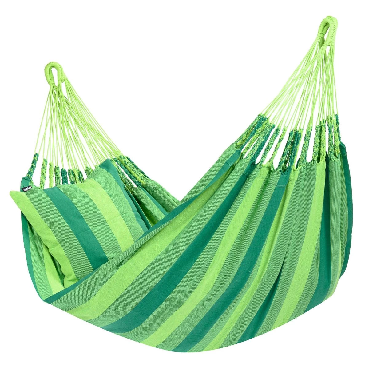 Tropilex® Hangmat Met Standaard Eénpersoons Wood & Dream Green Groen - Afbeelding 6