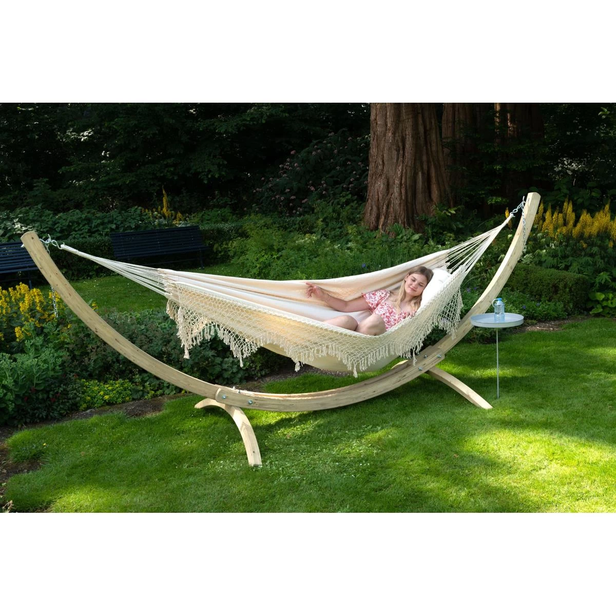 Tropilex® Hangmat Tweepersoons Sublime Natura Wit | Ecru - Afbeelding 3