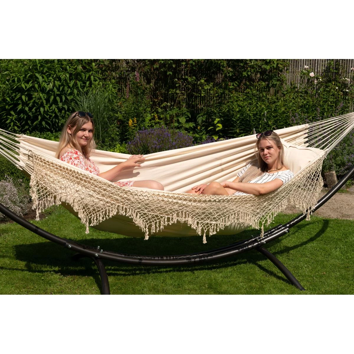 Tropilex® Hangmat Tweepersoons Sublime Natura Wit | Ecru - Afbeelding 6