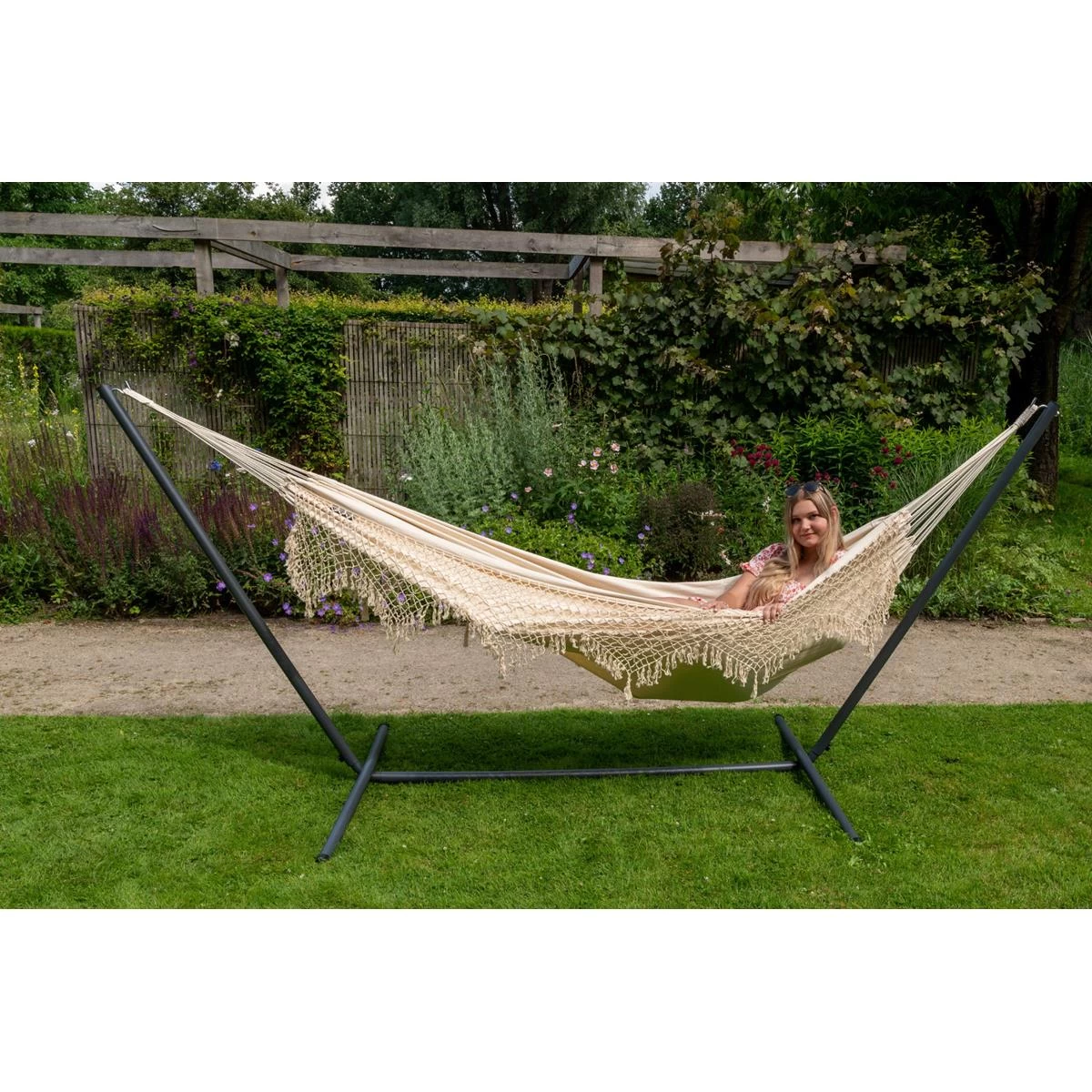 Tropilex® Hangmat Tweepersoons Sublime Natura Wit | Ecru - Afbeelding 7