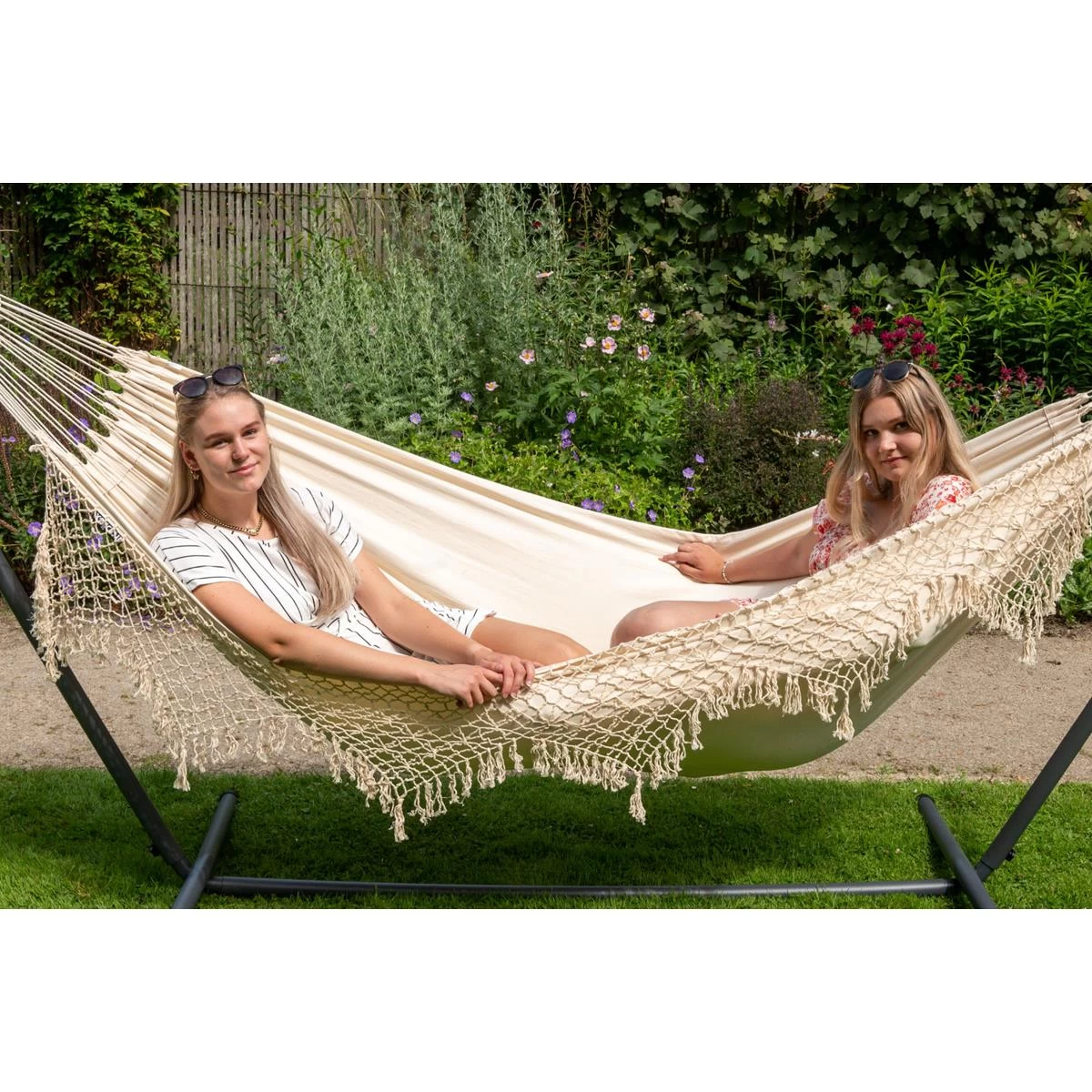 Tropilex® Hangmat Tweepersoons Sublime Natura Wit | Ecru - Afbeelding 9