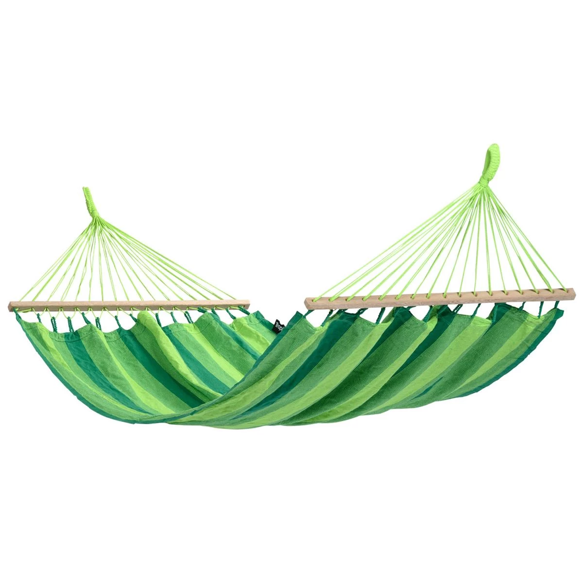 Tropilex® Hangmat Met Standaard Eénpersoons Wood & Relax Green Groen - Afbeelding 5