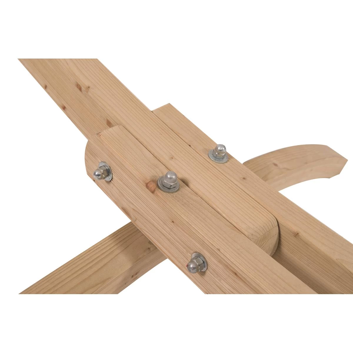 Tropilex® Hangmat Met Standaard Eénpersoons Wood & Classic Black Zwart - Afbeelding 10