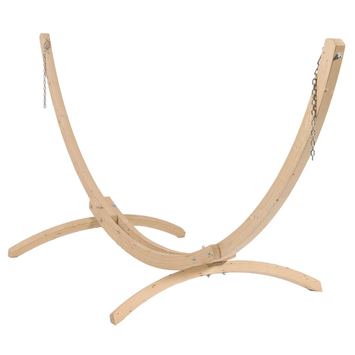 Tropilex® Hangmat Met Standaard Eénpersoons Wood & Relax Orange Oranje - Afbeelding 8