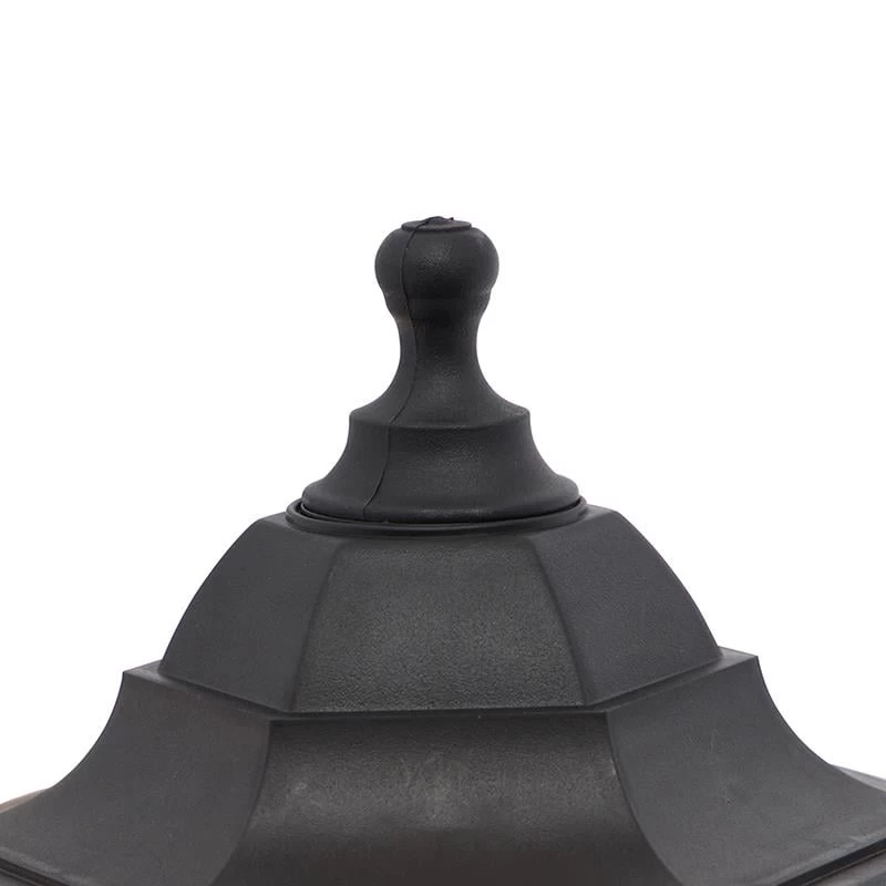 QAZQA Klassieke Buiten Wandlamp Zwart Met Bewegingssensor - New Haven - Afbeelding 3