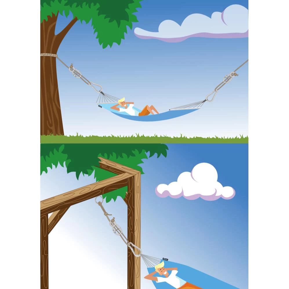 Tropilex® Hangmatbevestiging Complete White Wit | Ecru - Afbeelding 10