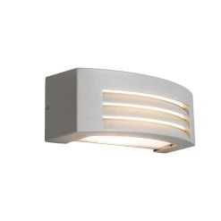 QAZQA Moderne Wandlamp Grijs IP44 - Hurricane 1