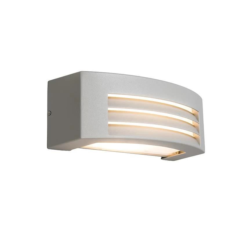 QAZQA Moderne Wandlamp Grijs IP44 - Hurricane 1 - Afbeelding 3