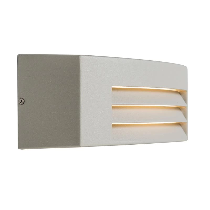 QAZQA Moderne Wandlamp Grijs IP44 - Hurricane 1 - Afbeelding 5
