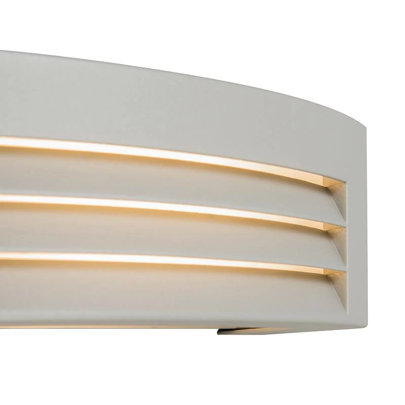 QAZQA Moderne Wandlamp Grijs IP44 - Hurricane 1 - Afbeelding 8