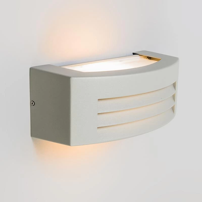 QAZQA Moderne Wandlamp Grijs IP44 - Hurricane 1 - Afbeelding 9
