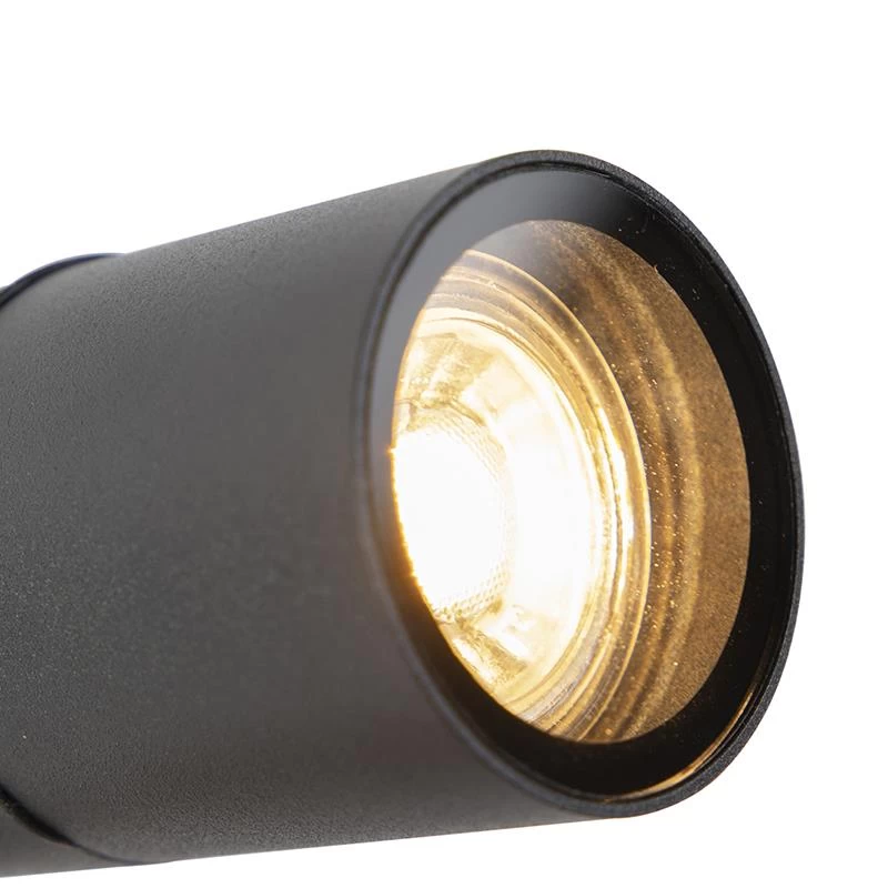 QAZQA Prikspot Zwart Verstelbaar IP44 - Solo - Afbeelding 9